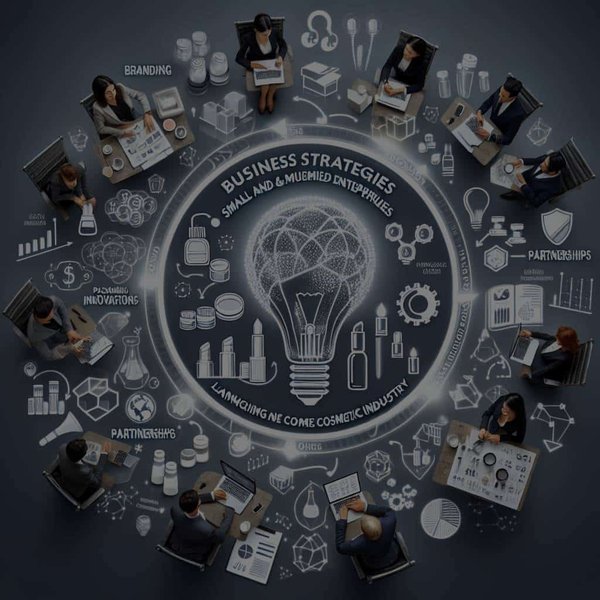 Quelles stratégies de commercialisation les PME de l'industrie cosmétique peuvent-elles adopter pour les lancements de nouveaux produits ?